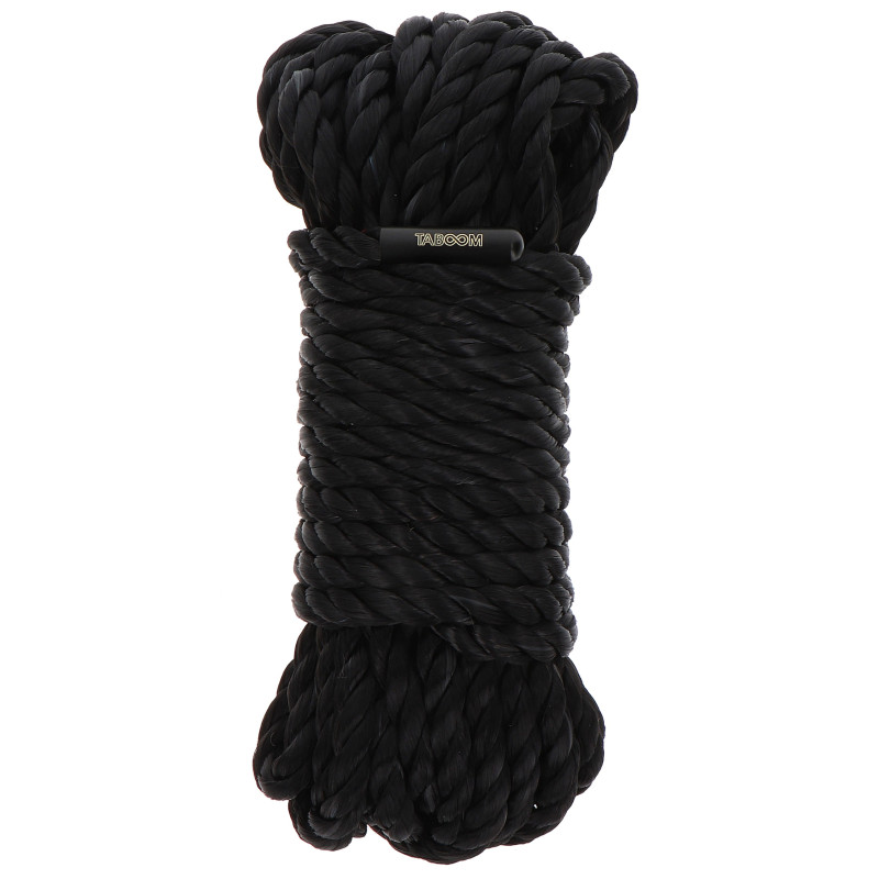 TABOOM Corde de bondage Taboom 10M - 7mm Noire
